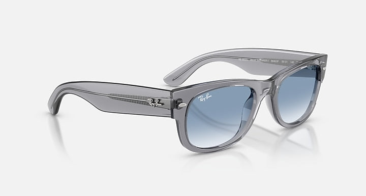 Ray-Ban MEGA WAYFARER II Grey with Clear Gradient Blue Gradient lenses - Alternative