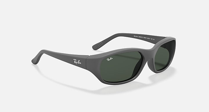Ray-Ban DADDY-O Rubber Black; Black with Green Solid Color lenses - Alternative
