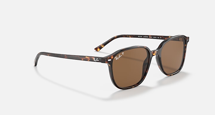 Ray-Ban LEONARD Tortoise with Brown Polarized Solid Color lenses - Alternative