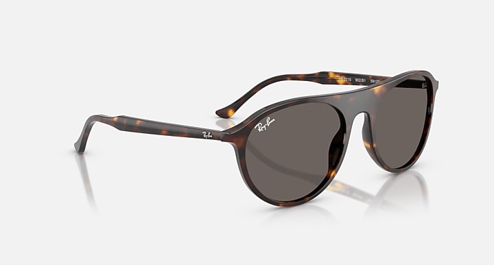 Ray-Ban RB2215 Havana with Dark Grey Solid Color lenses - Alternative