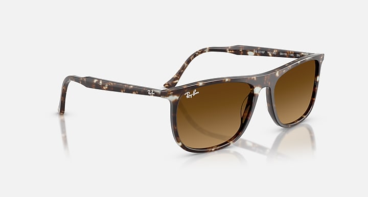 Ray-Ban RB2216 Havana Yellow Turtle with Gradient Brown Gradient lenses - Alternative