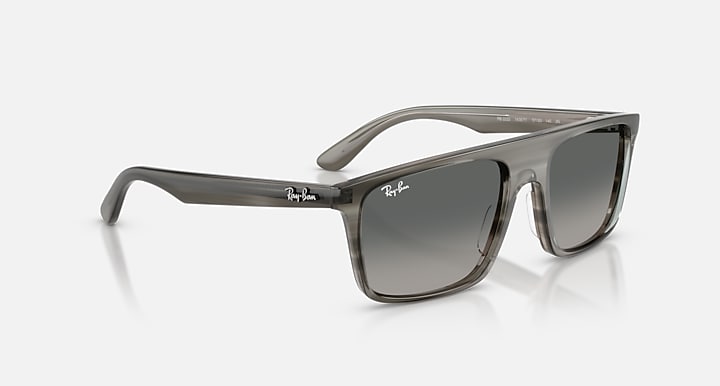 Ray-Ban RB2222 Striped Grey with Gradient Grey Gradient lenses - Alternative