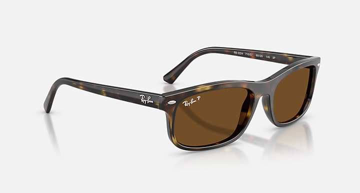 Ray-Ban RB2224 Havana with Polarized Brown Solid Color lenses - Alternative