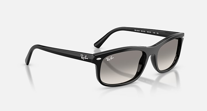 Ray-Ban RB2224 Black with Clear Gradient Grey Gradient lenses - Alternative