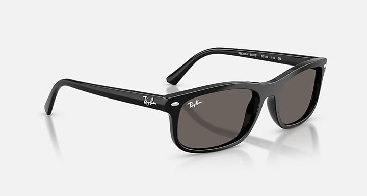Ray-Ban RB2224 Black with Dark Grey Solid Color lenses - Alternative