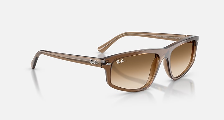 Ray-Ban RB2225 Transparent Light Brown with Clear Gradient Brown Gradient lenses - Alternative