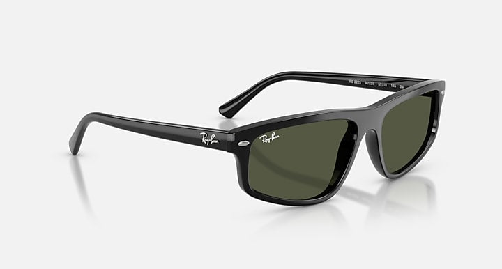 Ray-Ban RB2225 Black with Green Solid Color lenses - Alternative