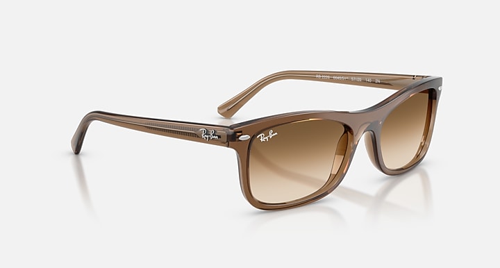 Ray-Ban RB2226 Transparent Light Brown with Clear Gradient Brown Gradient lenses - Alternative