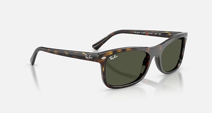 Ray-Ban RB2226 Havana with Green Solid Color lenses - Alternative