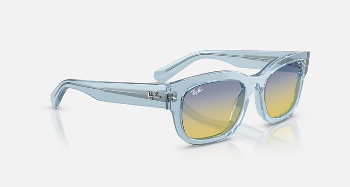 Ray-Ban RB2228M SCUDERIA FERRARI COLLECTION Transparent Light Blue with Gradient Yellow/Blue Gradient lenses - Alternative