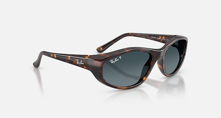 Ray-Ban RB2228 Havana with Polarized Light Blue Gradient Gradient lenses - Alternative