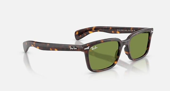 Ray-Ban BRUNEL Havana with Green Solid Color lenses - Alternative