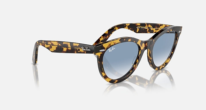 Ray-Ban WAYFARER WAY Yellow Havana with Clear & Blue Gradient lenses - Alternative