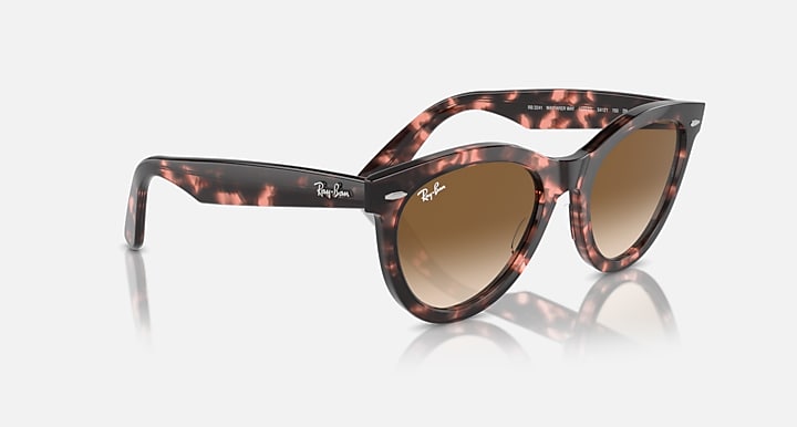Ray-Ban WAYFARER WAY Pink Havana with Clear & Brown Gradient lenses - Alternative