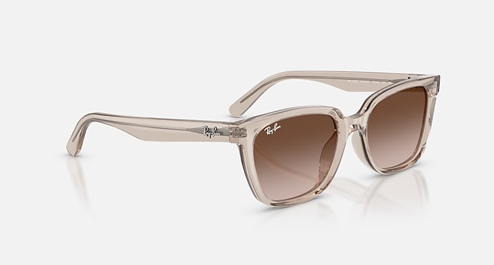 Ray-Ban RB2243D Transparent Light Brown with Light Brown Gradient Dark Brow Gradient lenses - Alternative