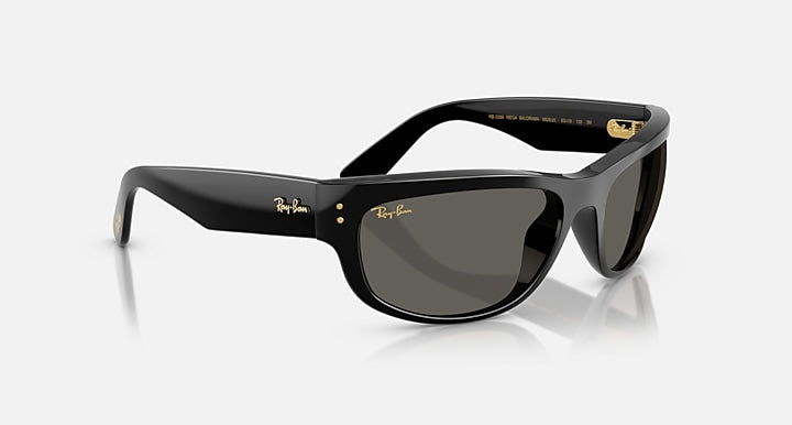 Ray-Ban MEGA BALORAMA BLACKED OUT COLLECTION Black with Ultra Black Solid Color lenses - Alternative