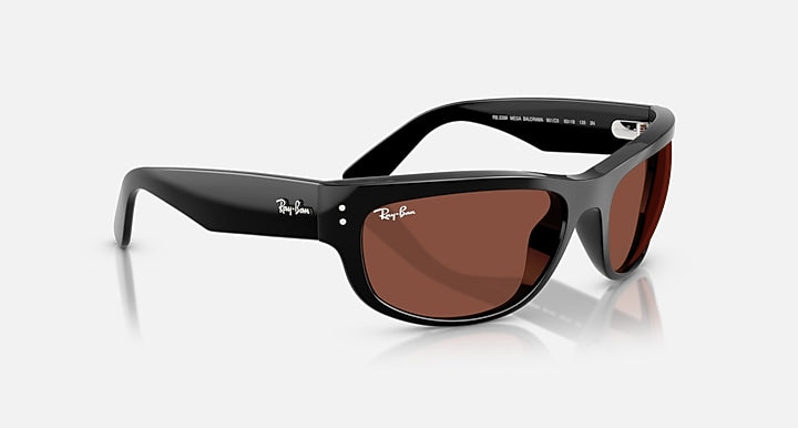Ray-Ban MEGA BALORAMA LIMITED Black with Red Solid Color lenses - Alternative