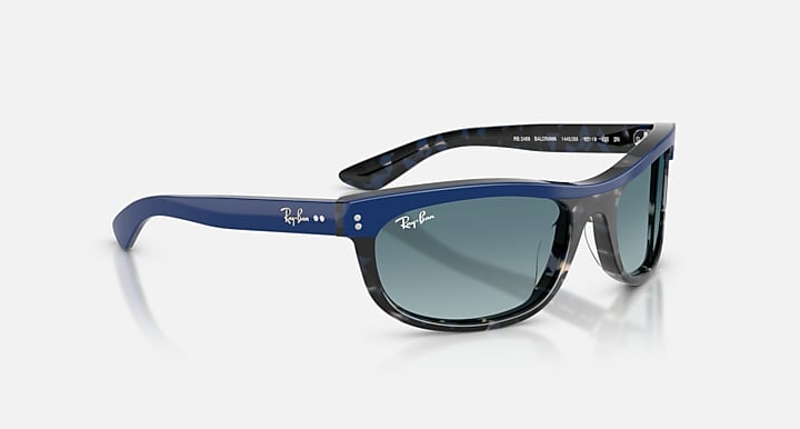 Ray-Ban BALORAMA STREET NEAT Blue On Havana with Blue Gradient Grey Gradient lenses - Alternative