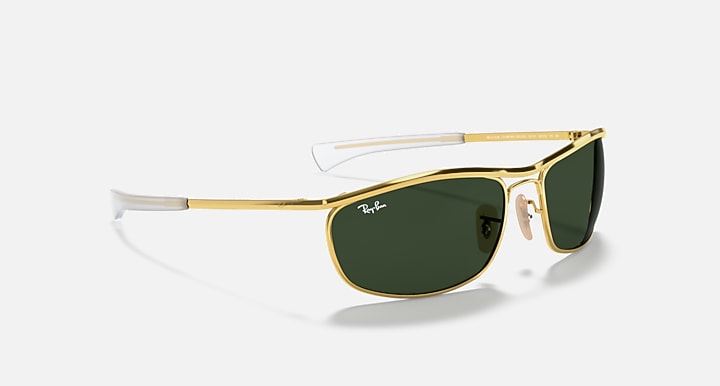 Ray-Ban OLYMPIAN I DELUXE Arista Gold with G-15 Green Solid Color lenses - Alternative