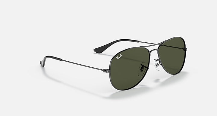 Ray-Ban COCKPIT Gunmetal with G-15 Green Solid Color lenses - Alternative