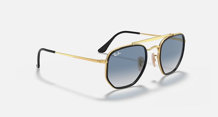 Ray-Ban MARSHAL II Arista Gold with Light Blue Gradient Gradient lenses - Alternative