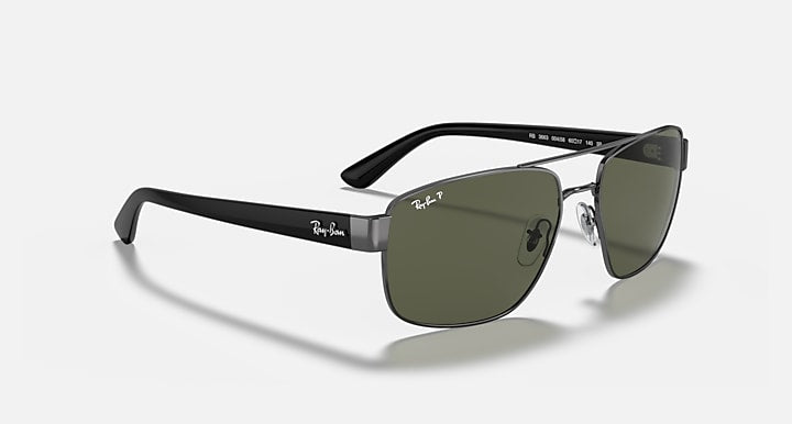 Ray-Ban RB3663 Gunmetal with G-15 Green Polarized Solid Color lenses - Alternative