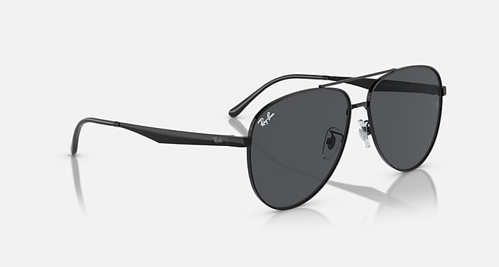 Ray-Ban RB3712D Black with Dark Grey Solid Color lenses - Alternative