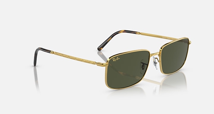 Ray-Ban RB3717 Gold with Green Solid Color lenses - Alternative