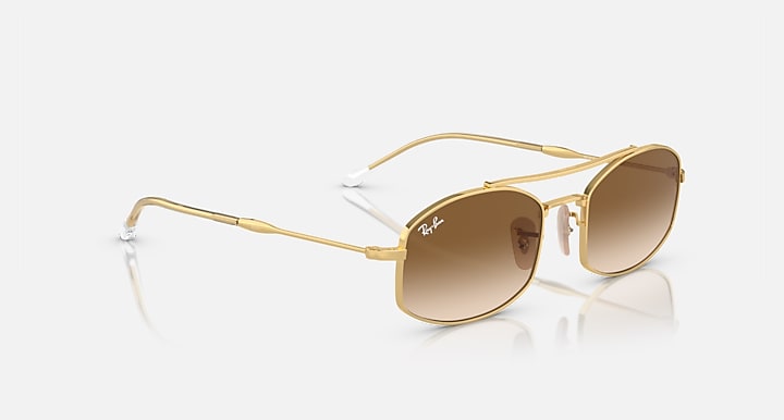 Ray-Ban RB3719 Arista Gold with Light Brown Gradient lenses - Alternative