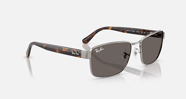 Ray-Ban RB3750 Gunmetal; Havana with Dark Grey Solid Color lenses - Alternative