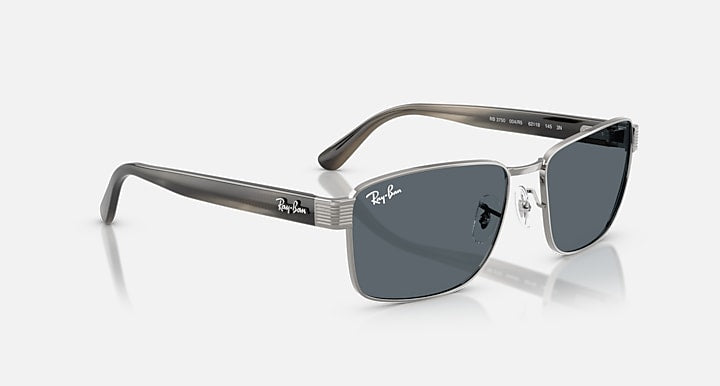 Ray-Ban RB3750 Gunmetal; Havana Grey with Blue Solid Color lenses - Alternative