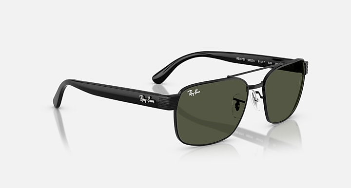 Ray-Ban RB3751 Black with G-15 Green Solid Color lenses - Alternative