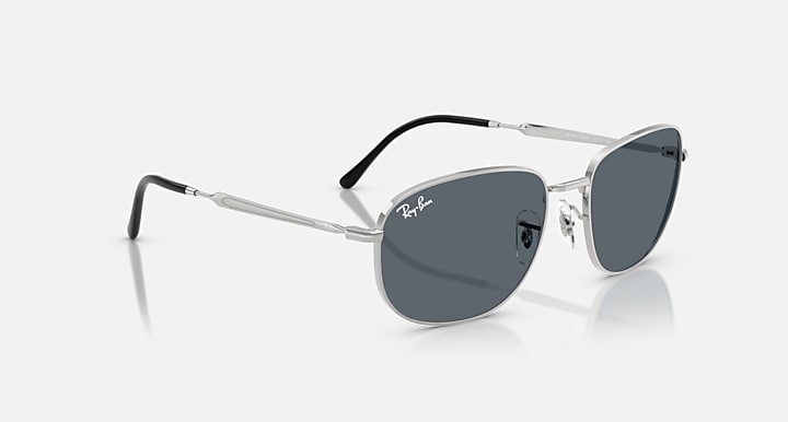Ray-Ban RB3754 Silver with Blue Solid Color lenses - Alternative