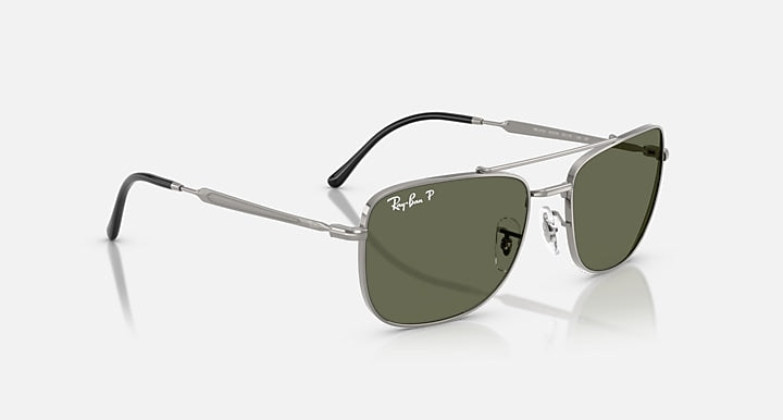 Ray-Ban RB3755 Gunmetal with Green Polarized Solid Color lenses - Alternative
