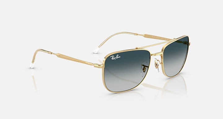 Ray-Ban RB3755 Arista Gold with Grey Gradient Blu Gradient lenses - Alternative
