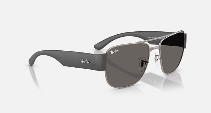 Ray-Ban RB3756 Gunmetal; Sand Grey with Dark Grey Solid Color lenses - Alternative