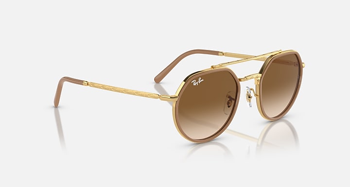 Ray-Ban RB3765 Arista Gold with Light Brown Gradient lenses - Alternative