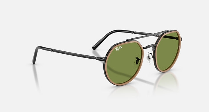 Ray-Ban RB3765 Black with Green Solid Color lenses - Alternative