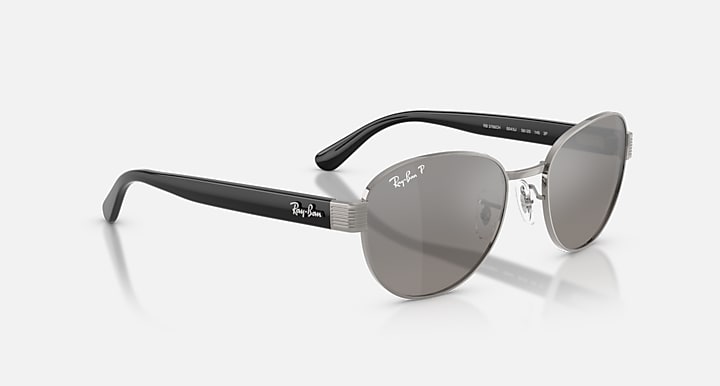 Ray-Ban RB3766 POLARIZED+ LENSES Gunmetal; Black with Mirror Silver Polarized+ Polarized+ lenses - Alternative