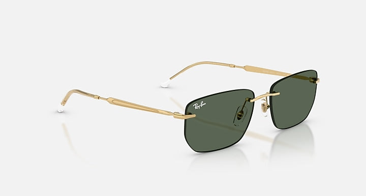 Ray-Ban RB3768 Arista Gold with Dark Green Solid Color lenses - Alternative