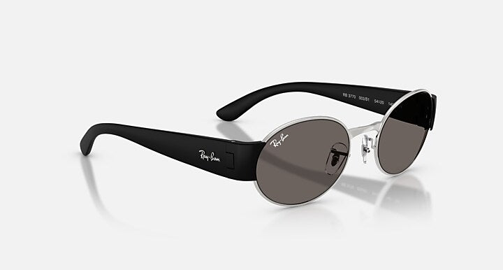 Ray-Ban RB3770 Silver; Sand Black with Dark Grey Solid Color lenses - Alternative