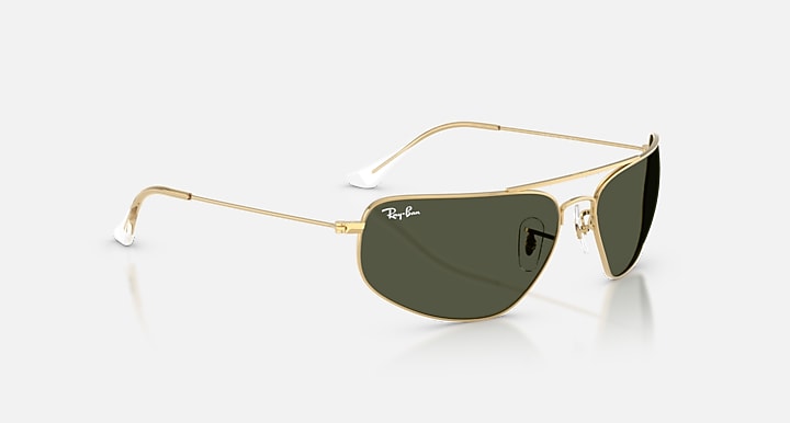 Ray-Ban RB3780 Arista Gold with Green Solid Color lenses - Alternative