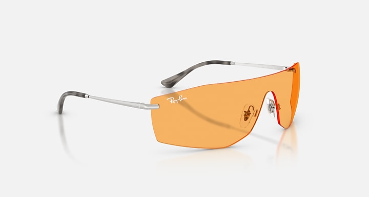 Ray-Ban ALIX BIO-BASED Silver with Yellow Solid Color lenses - Alternative