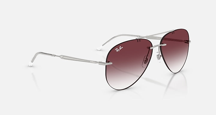 Ray-Ban RB3791 Silver with Clear Gradient Dark Violet Gradient lenses - Alternative