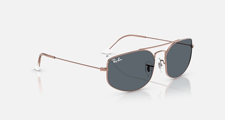 Ray-Ban EXPLORER V Copper with Blue Solid Color lenses - Alternative