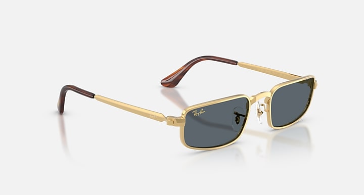 Ray-Ban RB3927 BY A$AP ROCKY Arista Gold with Blue Solid Color lenses - Alternative