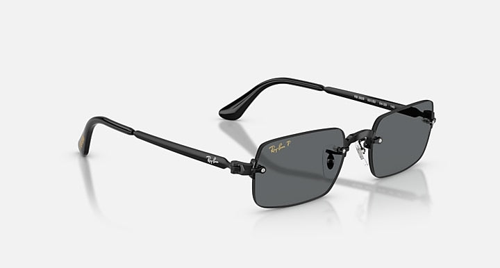 Ray-Ban RB3928 BY A$AP ROCKY Black with Dark Grey Polarized Solid Color lenses - Alternative