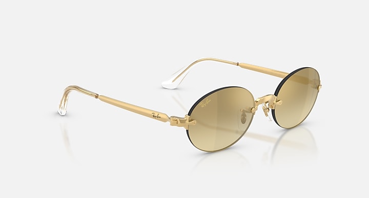 Ray-Ban RB3929 BY A$AP ROCKY Arista Gold with Gradient - Mirror Gradient lenses - Alternative