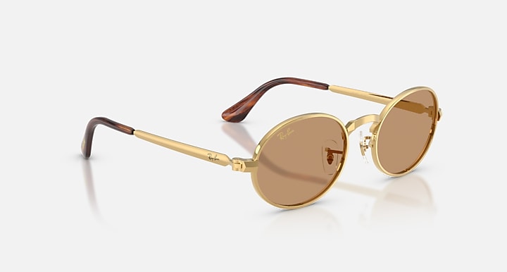 Ray-Ban RB3931 BY A$AP ROCKY Arista Gold with Brown Solid Color lenses - Alternative