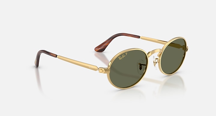 Ray-Ban RB3931 BY A$AP ROCKY Arista Gold with Polarized Green Solid Color lenses - Alternative